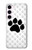 S2355 Paw Foot Print Hülle Schutzhülle Taschen für Samsung Galaxy S23