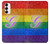 S2899 Rainbow LGBT Gay Pride Flag Hülle Schutzhülle Taschen für Samsung Galaxy S23