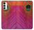 S3201 Pink Peacock Feather Hülle Schutzhülle Taschen für Samsung Galaxy S23