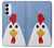 S3254 Chicken Cartoon Hülle Schutzhülle Taschen für Samsung Galaxy S23