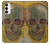 S3359 Vincent Van Gogh Skull Hülle Schutzhülle Taschen für Samsung Galaxy S23