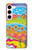 S3407 Hippie Art Hülle Schutzhülle Taschen für Samsung Galaxy S23