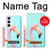 S3708 Pink Flamingo Hülle Schutzhülle Taschen für Samsung Galaxy S23