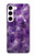 S3713 Purple Quartz Amethyst Graphic Printed Hülle Schutzhülle Taschen für Samsung Galaxy S23