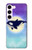 S3807 Killer Whale Orca Moon Pastel Fantasy Hülle Schutzhülle Taschen für Samsung Galaxy S23