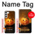 S1083 Pumpkin Spider Candles Halloween Hülle Schutzhülle Taschen für Samsung Galaxy S23 Plus