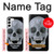 S1286 Diamond Skull Hülle Schutzhülle Taschen für Samsung Galaxy S23 Plus