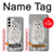 S1566 Snowy Owl White Owl Hülle Schutzhülle Taschen für Samsung Galaxy S23 Plus