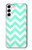 S1723 Mint Chevron Zigzag Hülle Schutzhülle Taschen für Samsung Galaxy S23 Plus