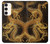 S2804 Chinese Gold Dragon Printed Hülle Schutzhülle Taschen für Samsung Galaxy S23 Plus
