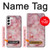 S2843 Pink Marble Texture Hülle Schutzhülle Taschen für Samsung Galaxy S23 Plus