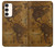 S2861 Antique World Map Hülle Schutzhülle Taschen für Samsung Galaxy S23 Plus