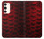 S2879 Red Arowana Fish Scale Hülle Schutzhülle Taschen für Samsung Galaxy S23 Plus