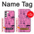 S2885 Paris Pink Hülle Schutzhülle Taschen für Samsung Galaxy S23 Plus