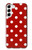 S2951 Red Polka Dots Hülle Schutzhülle Taschen für Samsung Galaxy S23 Plus