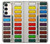 S3243 Watercolor Paint Set Hülle Schutzhülle Taschen für Samsung Galaxy S23 Plus