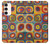 S3409 Squares Concentric Circles Hülle Schutzhülle Taschen für Samsung Galaxy S23 Plus