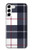 S3452 Plaid Fabric Pattern Hülle Schutzhülle Taschen für Samsung Galaxy S23 Plus