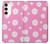 S3500 Pink Floral Pattern Hülle Schutzhülle Taschen für Samsung Galaxy S23 Plus