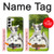 S3795 Kitten Cat Playful Siberian Husky Dog Paint Hülle Schutzhülle Taschen für Samsung Galaxy S23 Plus