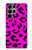 S1850 Pink Leopard Pattern Hülle Schutzhülle Taschen für Samsung Galaxy S23 Ultra