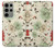 S2179 Flower Floral Vintage Art Pattern Hülle Schutzhülle Taschen für Samsung Galaxy S23 Ultra