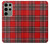 S2374 Tartan Red Pattern Hülle Schutzhülle Taschen für Samsung Galaxy S23 Ultra