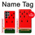 S2403 Watermelon Hülle Schutzhülle Taschen für Samsung Galaxy S23 Ultra
