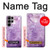 S2690 Amethyst Crystals Graphic Printed Hülle Schutzhülle Taschen für Samsung Galaxy S23 Ultra