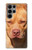 S2903 American Pitbull Dog Hülle Schutzhülle Taschen für Samsung Galaxy S23 Ultra