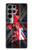 S2936 UK British Flag Map Hülle Schutzhülle Taschen für Samsung Galaxy S23 Ultra