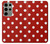 S2951 Red Polka Dots Hülle Schutzhülle Taschen für Samsung Galaxy S23 Ultra