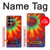 S2985 Colorful Tie Dye Texture Hülle Schutzhülle Taschen für Samsung Galaxy S23 Ultra