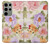 S3035 Sweet Flower Painting Hülle Schutzhülle Taschen für Samsung Galaxy S23 Ultra