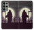 S3262 Grim Reaper Night Moon Cemetery Hülle Schutzhülle Taschen für Samsung Galaxy S23 Ultra