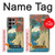 S3348 Utagawa Hiroshige The Monkey Bridge Hülle Schutzhülle Taschen für Samsung Galaxy S23 Ultra