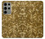 S3388 Gold Glitter Graphic Print Hülle Schutzhülle Taschen für Samsung Galaxy S23 Ultra
