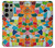S3391 Abstract Art Mosaic Tiles Graphic Hülle Schutzhülle Taschen für Samsung Galaxy S23 Ultra