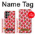 S3719 Strawberry Pattern Hülle Schutzhülle Taschen für Samsung Galaxy S23 Ultra