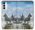 S0250 White Horse Hülle Schutzhülle Taschen für Samsung Galaxy A14 5G