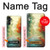 S0913 Road Through The Woods Hülle Schutzhülle Taschen für Samsung Galaxy A14 5G