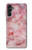 S2843 Pink Marble Texture Hülle Schutzhülle Taschen für Samsung Galaxy A14 5G