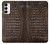 S2850 Brown Skin Alligator Graphic Printed Hülle Schutzhülle Taschen für Samsung Galaxy A14 5G