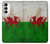 S2976 Wales Football Soccer Flag Hülle Schutzhülle Taschen für Samsung Galaxy A14 5G