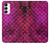 S3051 Pink Mermaid Fish Scale Hülle Schutzhülle Taschen für Samsung Galaxy A14 5G