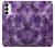 S3713 Purple Quartz Amethyst Graphic Printed Hülle Schutzhülle Taschen für Samsung Galaxy A14 5G