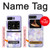 S2361 Purple White Flowers Hülle Schutzhülle Taschen für Motorola Moto Razr 2022