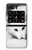 S2569 White Arctic Fox Hülle Schutzhülle Taschen für Motorola Moto Razr 2022