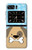 S2669 Cute Dog Paws Bones Cartoon Hülle Schutzhülle Taschen für Motorola Moto Razr 2022