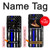 S3244 Thin Blue Line USA Hülle Schutzhülle Taschen für Motorola Moto Razr 2022